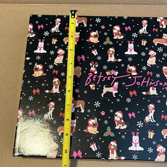 Betsey Johnson “The Pet Set” Black Crossbody Bag, Dog Tag & Keychain Pouch - Picture 13 of 16